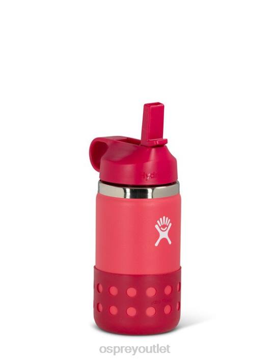 Osprey HYDRO FLASK | BOTTLE-12 OZ BRANDED GOODS Accessory Kids PEONY RED PTFP494