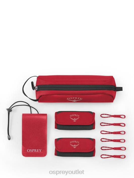 Osprey LUGGAGE CUSTOMIZATION KIT Accessory Unisex POINSETTIA RED PTFP670