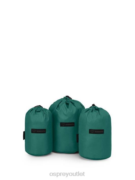 Osprey REMNANTS STUFF SACK SET EVERYDAY & COMMUTE Accessory Unisex RAINFOREST GREEN PTFP699