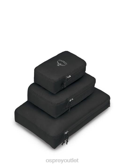 Osprey ULTRALIGHT PACKING CUBE SET TRAVEL ACCESSORIES Accessory Unisex BLACK PTFP664