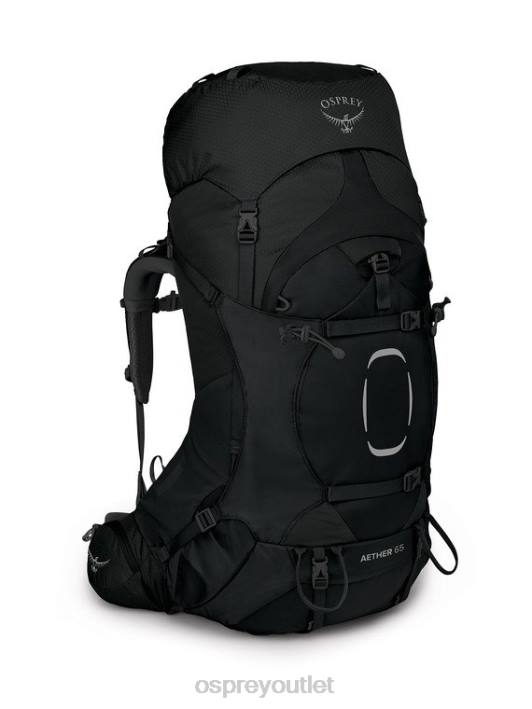 Osprey AETHER 65 BACKPACKING Backpack Men BLACK PTFP74