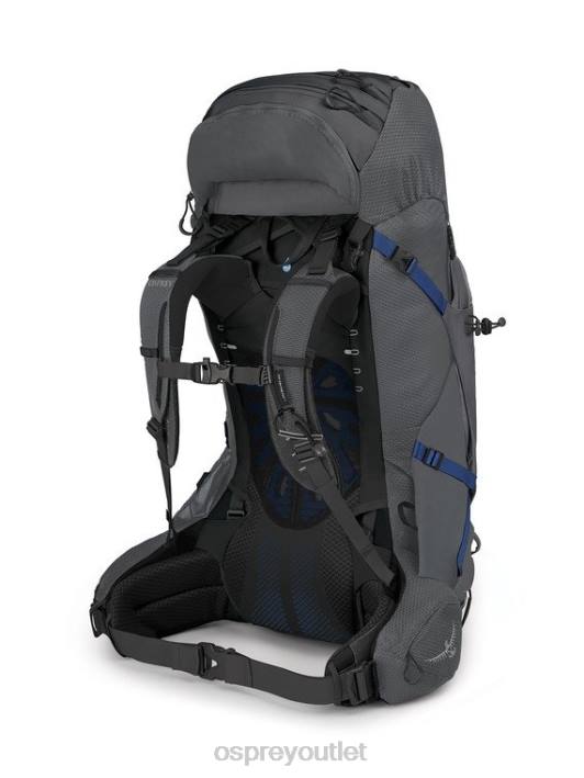 Osprey AETHER PLUS 60 BACKPACKING Backpack Men ECLIPSE GREY PTFP66