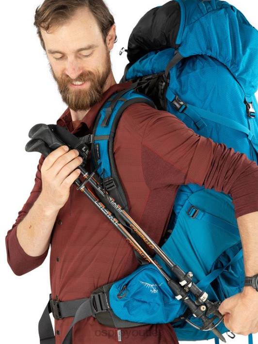 Osprey AETHER PLUS 60 BACKPACKING Backpack Men ECLIPSE GREY PTFP66