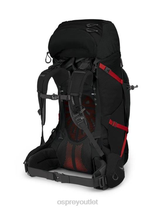 Osprey AETHER PLUS 70 BACKPACKING Backpack Men BLACK PTFP77