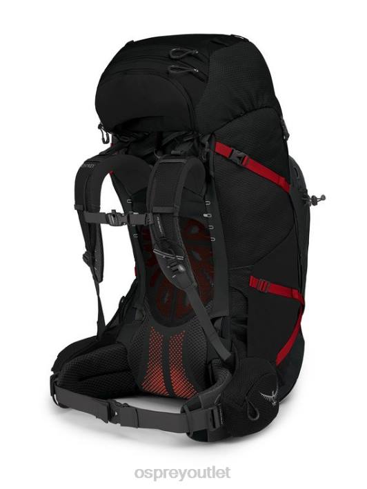 Osprey AETHER PLUS 85 BACKPACKING Backpack Men BLACK PTFP79
