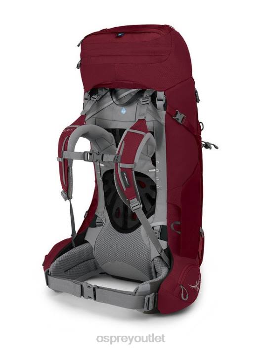 Osprey ARIEL 55 BACKPACKING Backpack Women CLARET RED PTFP83