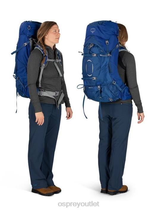 Osprey ARIEL 65 BACKPACKING Backpack Women CERAMIC BLUE PTFP85