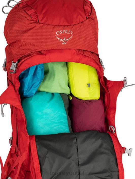 Osprey ARIEL PLUS 60 BACKPACKING Backpack Women BLACK PTFP90