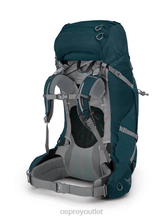 Osprey ARIEL PLUS 70 BACKPACKING Backpack Women NIGHT JUNGLE BLUE PTFP92