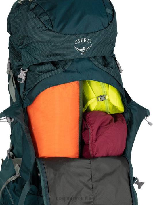 Osprey ARIEL PLUS 70 BACKPACKING Backpack Women NIGHT JUNGLE BLUE PTFP92