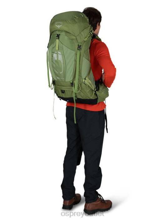 Osprey ATMOS AG 50 BACKPACKING Backpack Men MYTHICAL GREEN PTFP11
