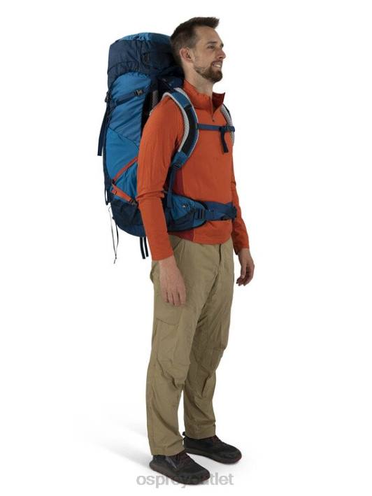 Osprey ATMOS AG LT 65 BACKPACKING Backpack Men BLACK PTFP3