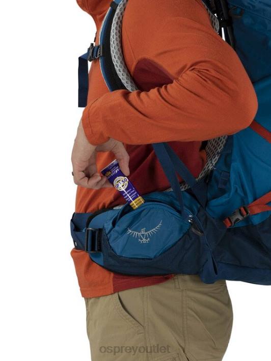 Osprey ATMOS AG LT 65 BACKPACKING Backpack Men NIGHT SHIFT SCORIA BLUE PTFP1