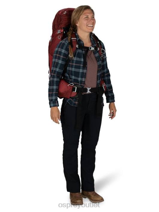 Osprey AURA AG 65 BACKPACKING Backpack Women ENCHANTMENT PURPLE PTFP21