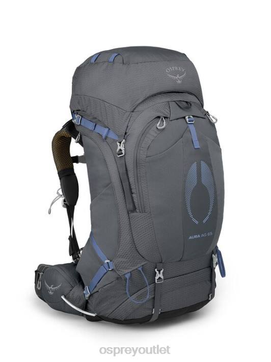 Osprey AURA AG 65 BACKPACKING Backpack Women TUNGSTEN GREY PTFP19