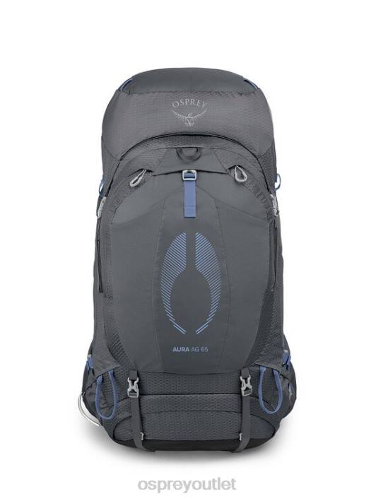 Osprey AURA AG 65 BACKPACKING Backpack Women TUNGSTEN GREY PTFP19