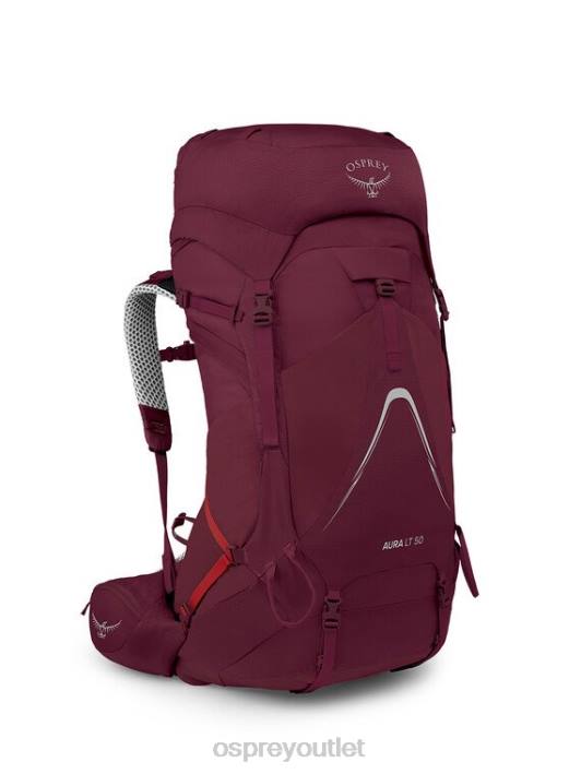 Osprey AURA AG LT 50 BACKPACKING Backpack Women ANTIDOTE PURPLE PTFP4