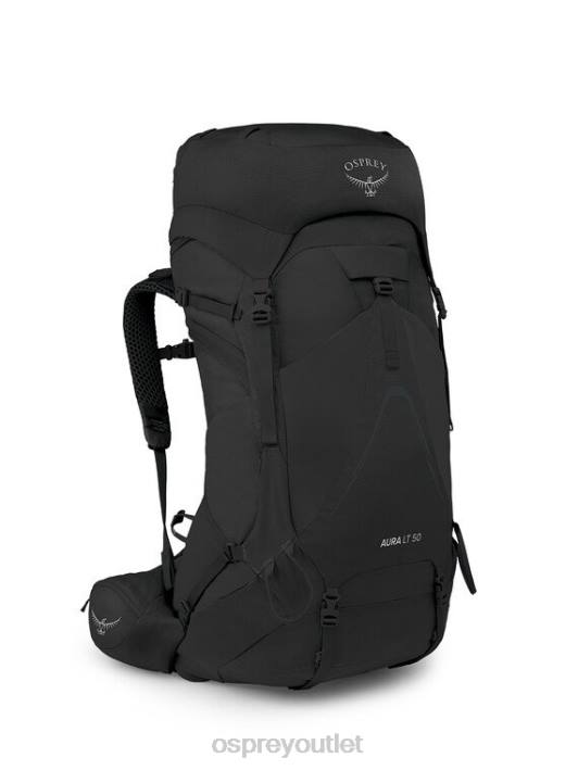 Osprey AURA AG LT 50 BACKPACKING Backpack Women BLACK PTFP6