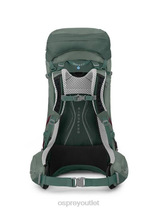 Osprey AURA AG LT 50 BACKPACKING Backpack Women KOSERET DARJEELING SPRING GREEN PTFP5