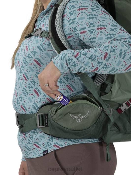 Osprey AURA AG LT 50 BACKPACKING Backpack Women KOSERET DARJEELING SPRING GREEN PTFP5