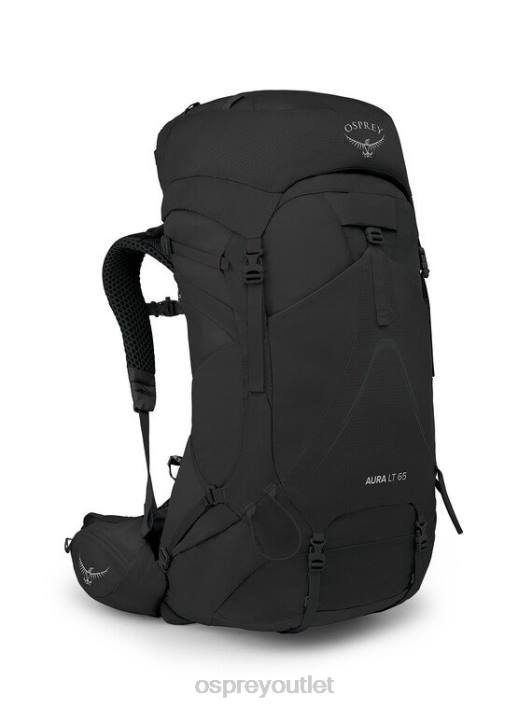 Osprey AURA AG LT 65 BACKPACKING Backpack Women BLACK PTFP9