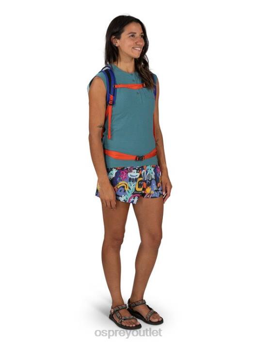 Osprey DAYLITE CINCH EVERYDAY Backpack Unisex SILVER LINING BLUEBERRY PTFP377