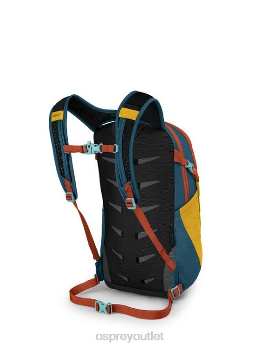 Osprey DAYLITE EVERYDAY Backpack Unisex DAZZLE YELLOW VENTURI BLUE PTFP368