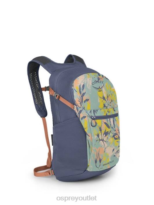 Osprey DAYLITE PLUS EVERYDAY Backpack Unisex MAGNOLIA PRINT JUBILEE BLUE PTFP386
