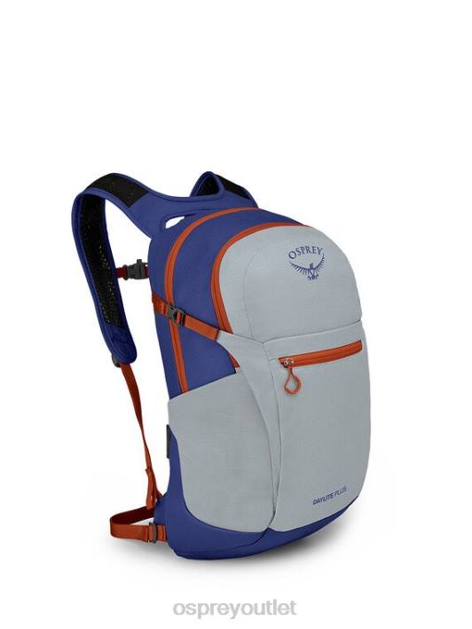 Osprey DAYLITE PLUS EVERYDAY Backpack Unisex SILVER LINING BLUEBERRY PTFP385