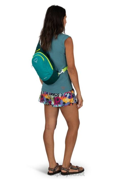 Osprey DAYLITE SLING EVERYDAY Backpack Unisex AXO GREEN ENCHANTMENT PURPLE PTFP390