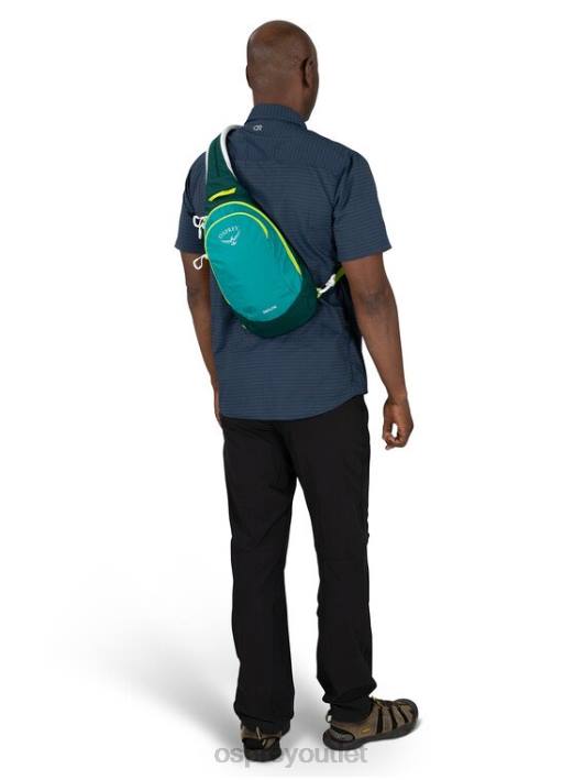 Osprey DAYLITE SLING EVERYDAY Backpack Unisex AXO GREEN ENCHANTMENT PURPLE PTFP390