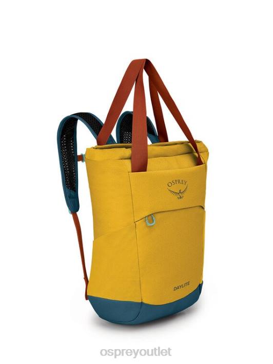 Osprey DAYLITE TOTE PACK EVERYDAY Backpack Unisex DAZZLE YELLOW VENTURI BLUE PTFP398