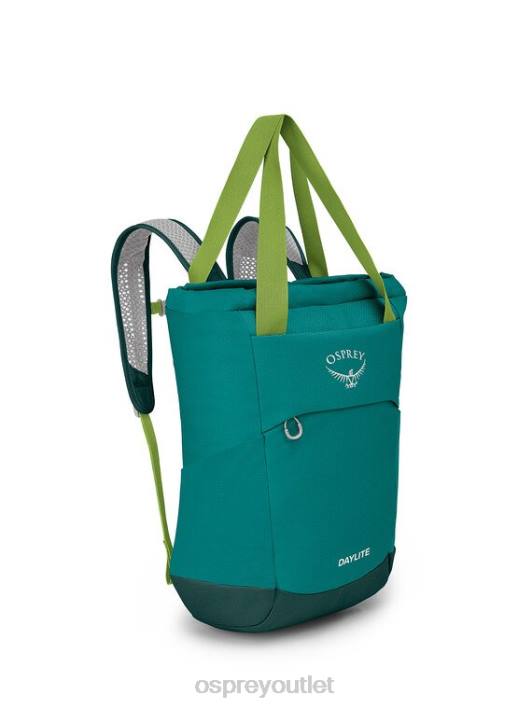 Osprey DAYLITE TOTE PACK EVERYDAY Backpack Unisex ESCAPADE GREEN BAIKAL GREEN PTFP401