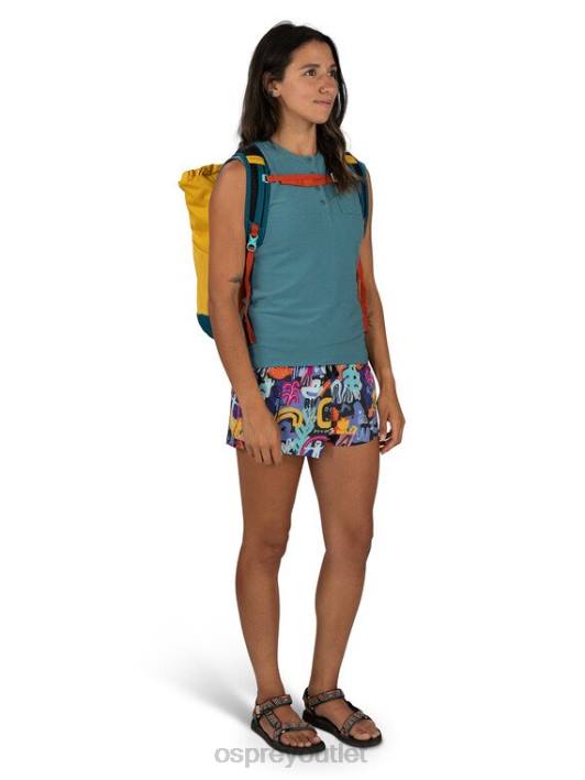 Osprey DAYLITE TOTE PACK EVERYDAY Backpack Unisex MAGNOLIA PRINT JUBILEE BLUE PTFP400