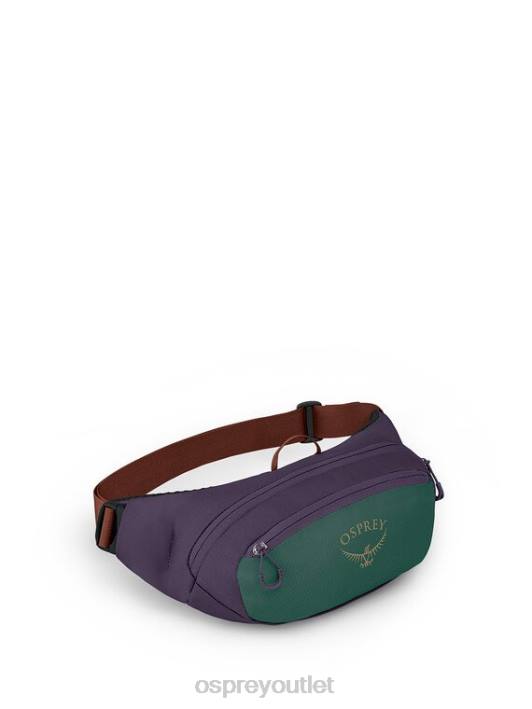 Osprey DAYLITE WAIST EVERYDAY Backpack Unisex AXO GREEN ENCHANTMENT PURPLE PTFP406