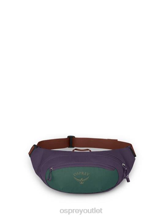Osprey DAYLITE WAIST EVERYDAY Backpack Unisex AXO GREEN ENCHANTMENT PURPLE PTFP406