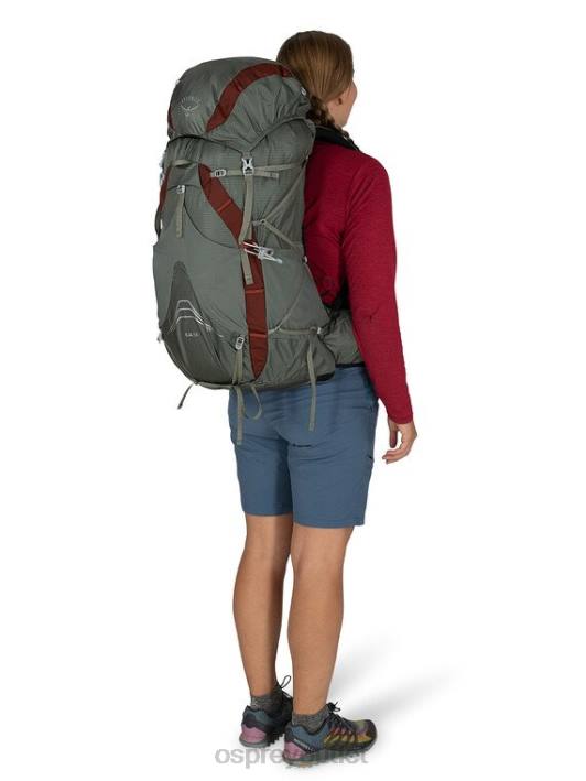 Osprey EJA 58 ULTRALIGHT BACKPACKING Backpack Women CLOUD GREY PTFP32