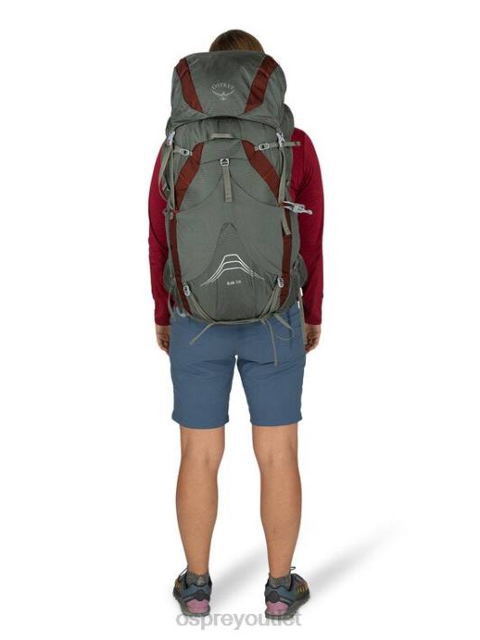 Osprey EJA 58 ULTRALIGHT BACKPACKING Backpack Women CLOUD GREY PTFP32