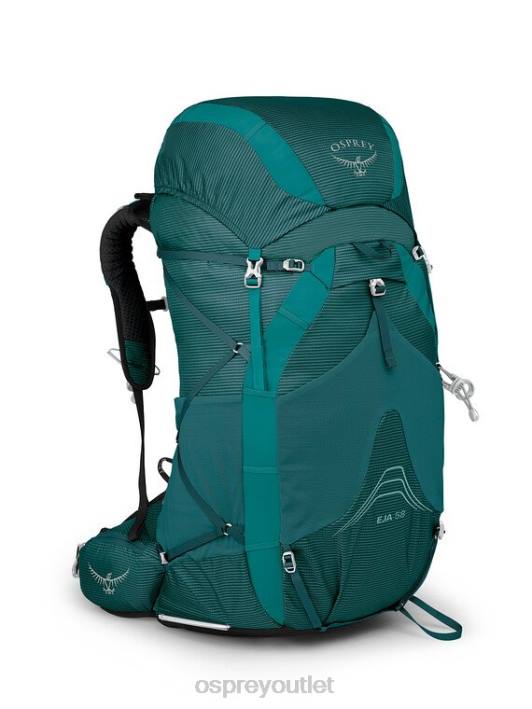 Osprey EJA 58 ULTRALIGHT BACKPACKING Backpack Women DEEP TEAL PTFP31