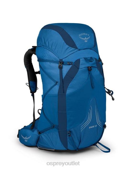Osprey EXOS 58 ULTRALIGHT BACKPACKING Backpack Men BLUE RIBBON PTFP25