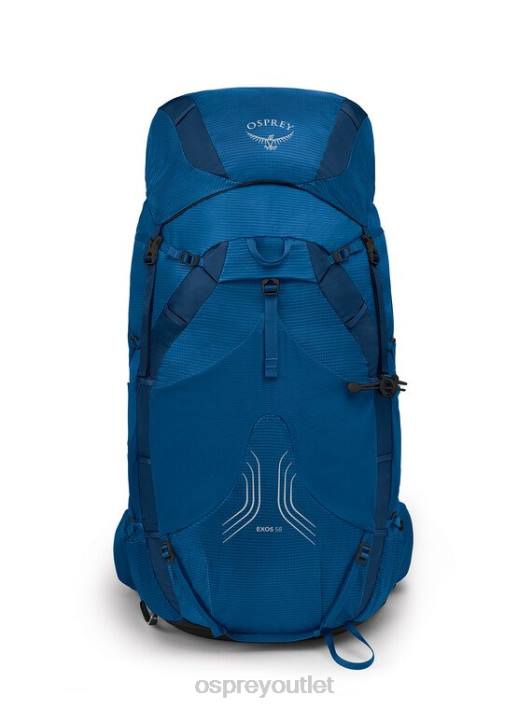 Osprey EXOS 58 ULTRALIGHT BACKPACKING Backpack Men BLUE RIBBON PTFP25