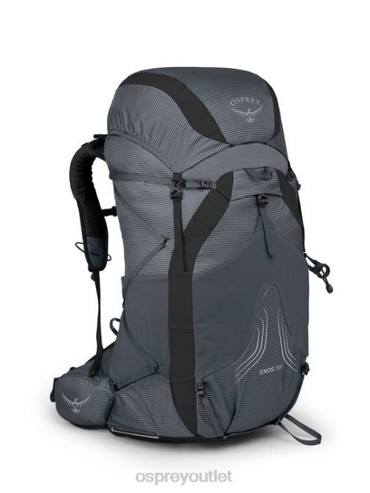 Osprey EXOS 58 ULTRALIGHT BACKPACKING Backpack Men TUNGSTEN GREY PTFP24