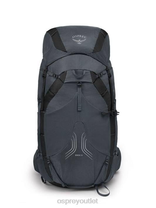 Osprey EXOS 58 ULTRALIGHT BACKPACKING Backpack Men TUNGSTEN GREY PTFP24