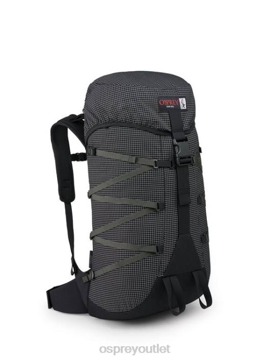 Osprey HERITAGE AETHER 30 NANOFLY LIFESTYLE Backpack Unisex BLACK WHITE GRID PTFP426