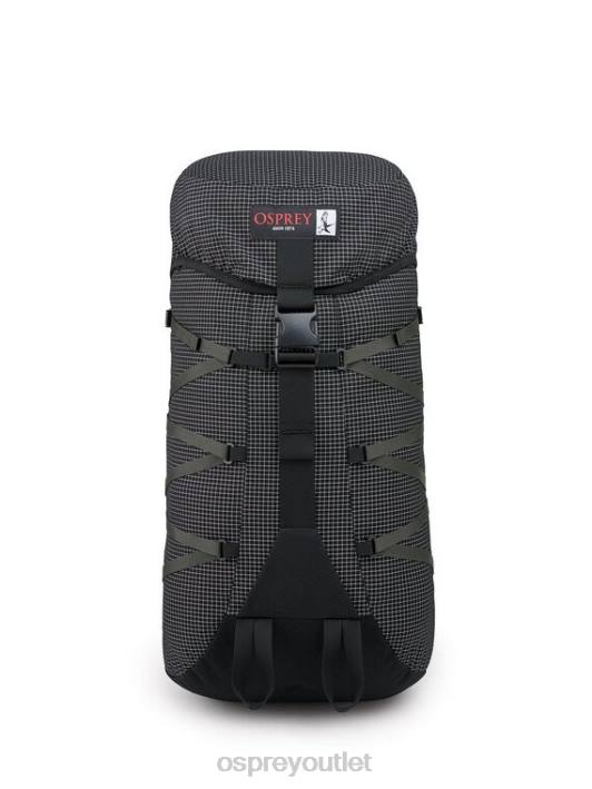 Osprey HERITAGE AETHER 30 NANOFLY LIFESTYLE Backpack Unisex BLACK WHITE GRID PTFP426