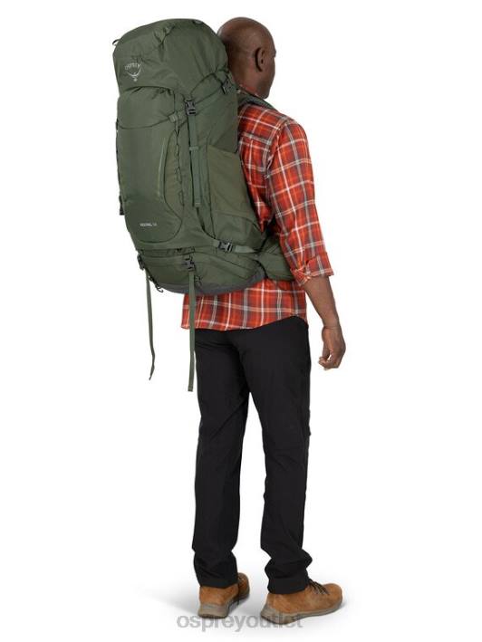 Osprey KESTREL 58 BACKPACKING Backpack Unisex BLACK PTFP55
