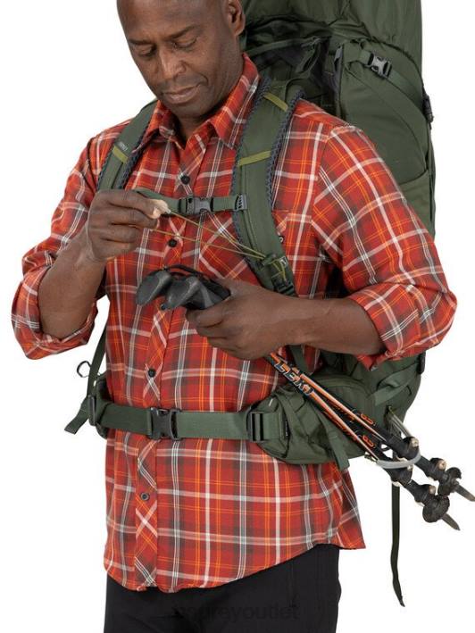Osprey KESTREL 58 BACKPACKING Backpack Unisex BONSAI GREEN PTFP56
