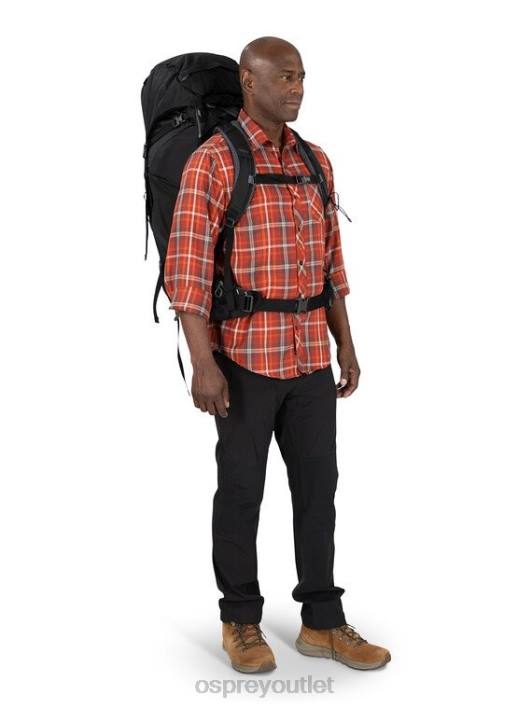 Osprey KESTREL 68 BACKPACKING Backpack Unisex BLACK PTFP57