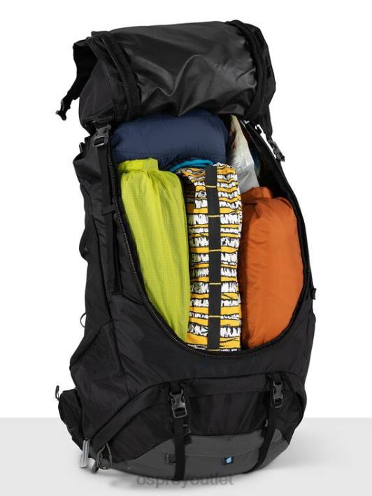 Osprey KESTREL 68 BACKPACKING Backpack Unisex BLACK PTFP57