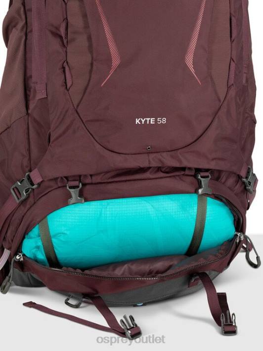 Osprey KYTE 58 BACKPACKING Backpack Unisex BLACK PTFP63